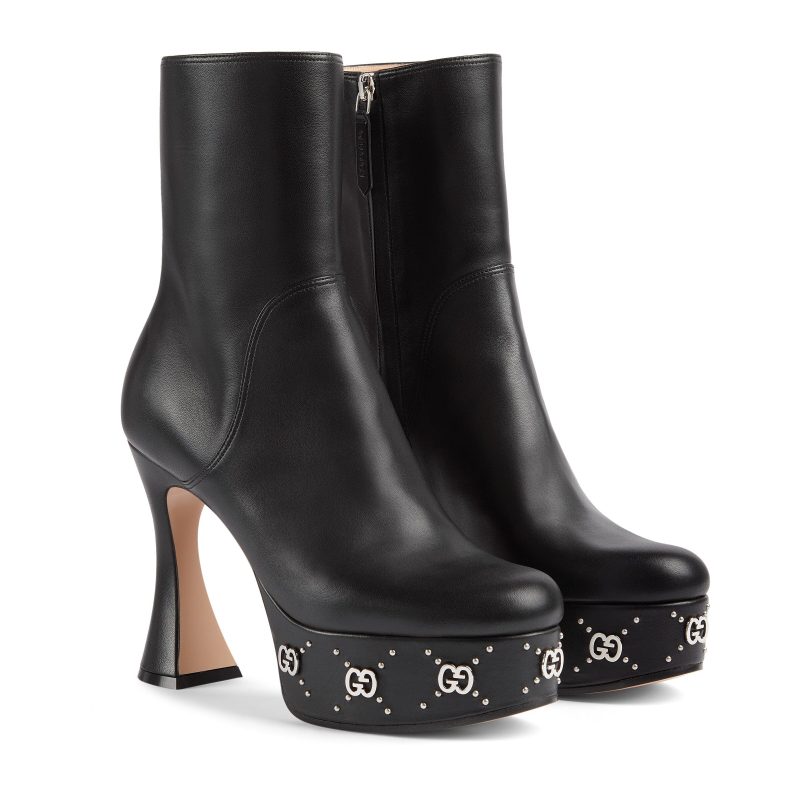 Gucci Gg Studs Platform Boots - Barde - Image 2