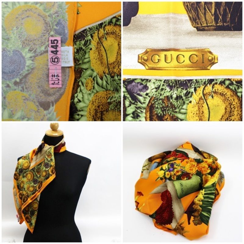 Gucci  Silk Scarf (Pre-Owned) - Barde - Image 3