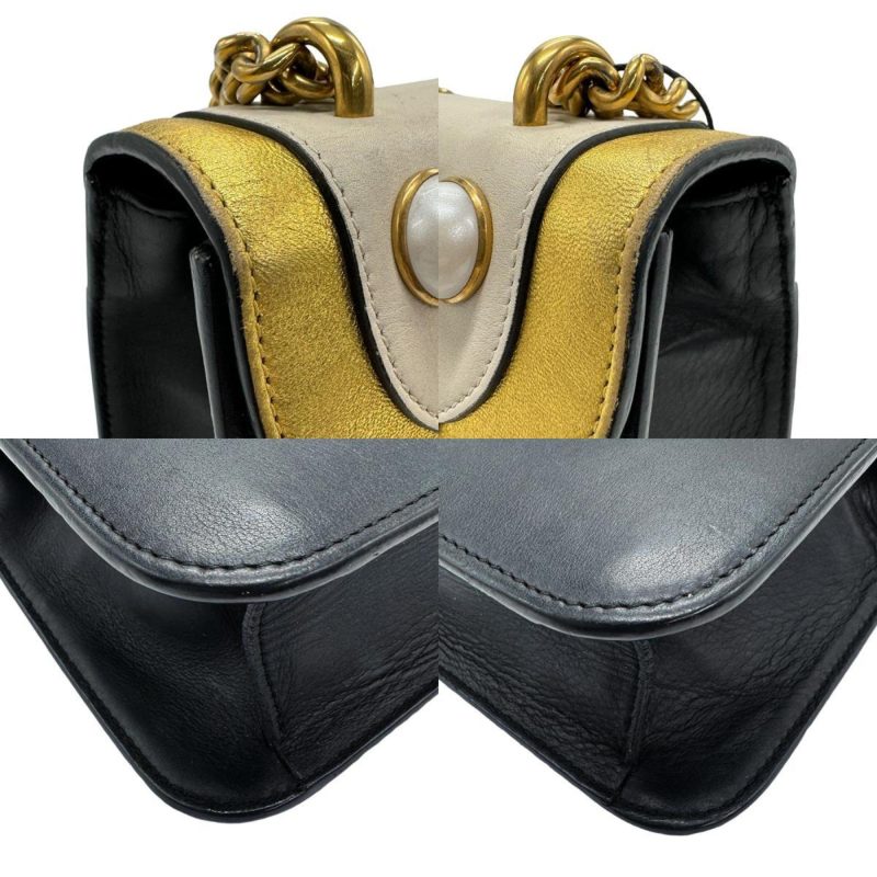 Gucci  Leather Shoulder Bag () - Barde - Image 4