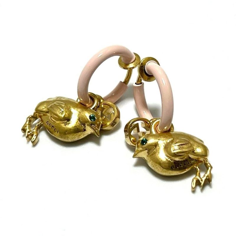 Gucci Metal Hoop Earrings (Pre-Owned) - Barde
