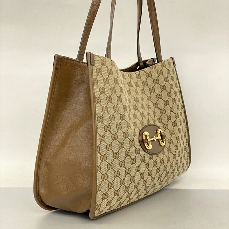 Gucci Horsebit  Canvas Tote Bag () - Barde - Image 4