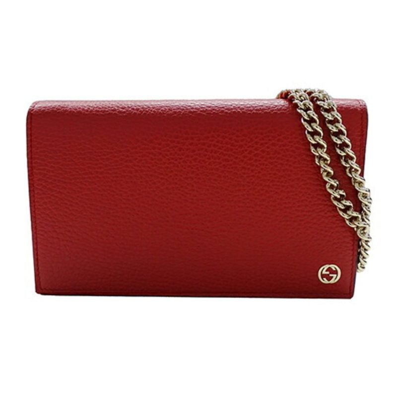 Gucci  Leather Chain/Shoulder Wallet (Pre-Owned) - Barde - Image 2