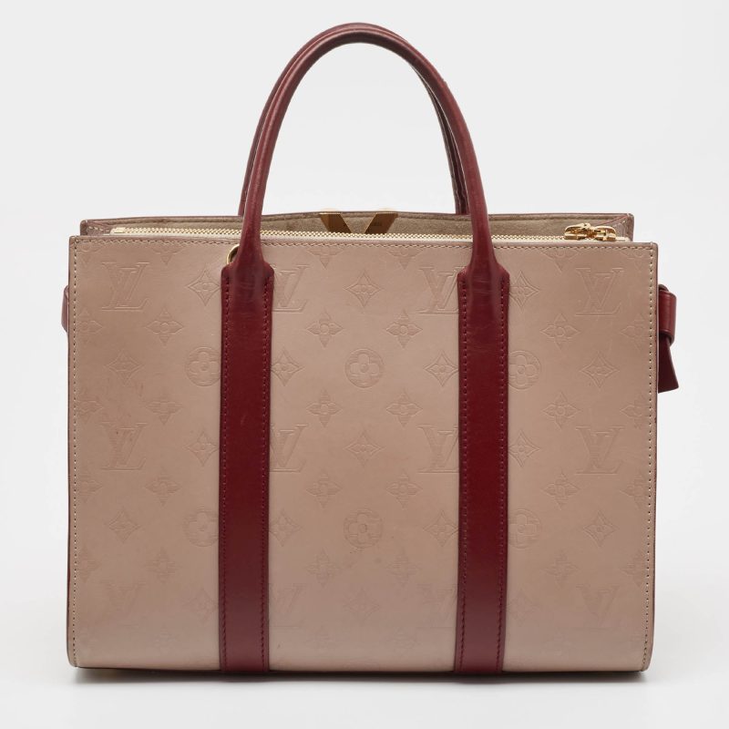 Louis Vuitton Red/plume Monogram Leather Very Mm Bag - Barde - Image 3