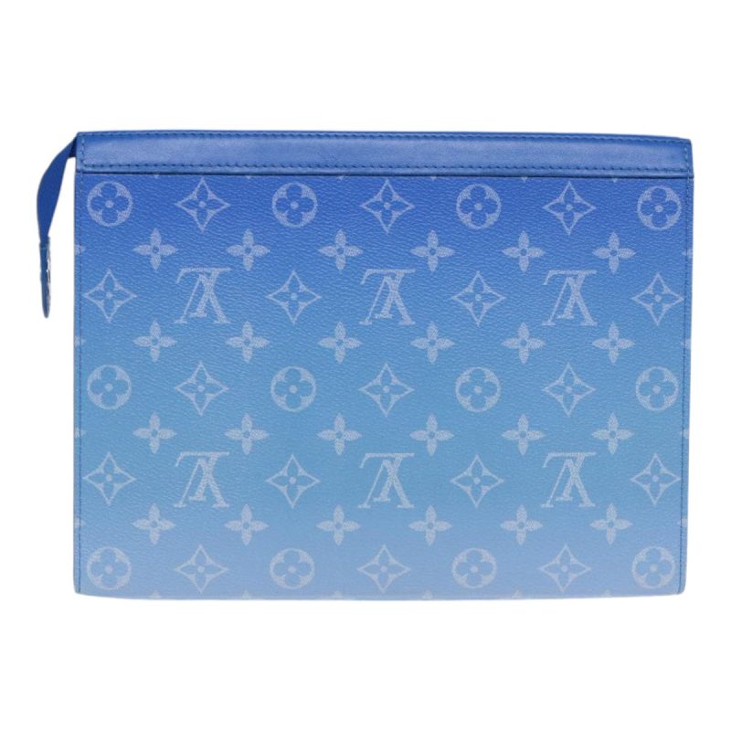 Louis Vuitton Pochette Voyage  Cloth Clutch Bag - Barde - Image 2