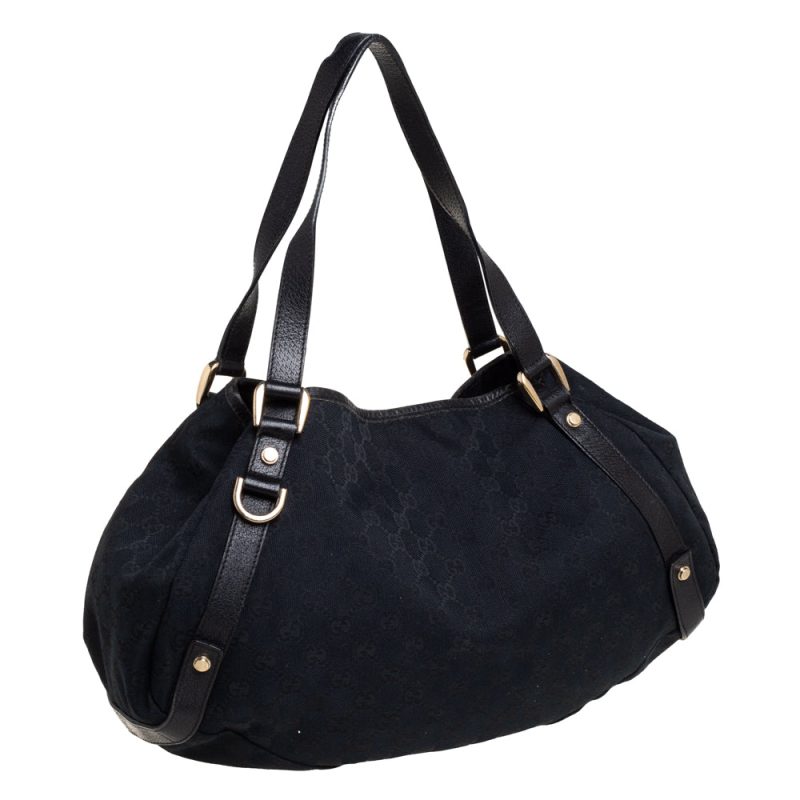 Gucci  Gg Canvas And Leather Abbey Hobo - Barde - Image 2