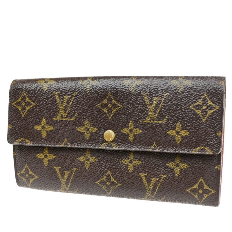 Louis Vuitton Porte Monnaie Cit  Canvas Wallet - Barde