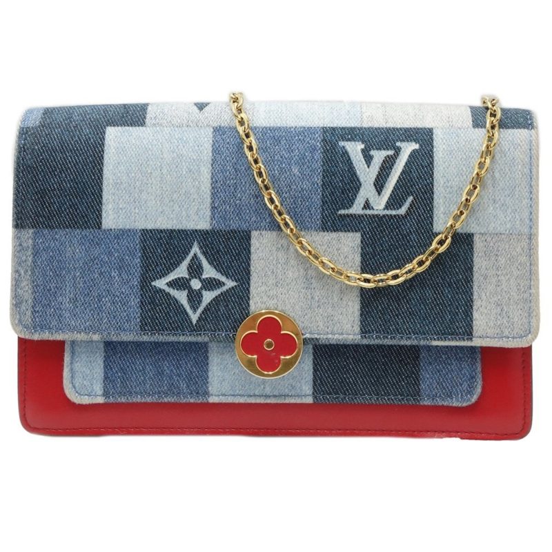 Louis Vuitton Portefeuille Flor   - Jeans Shoulder Bag - Barde