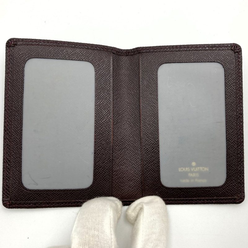 Louis Vuitton Porte Carte Double  Leather Wallet - Barde - Image 5