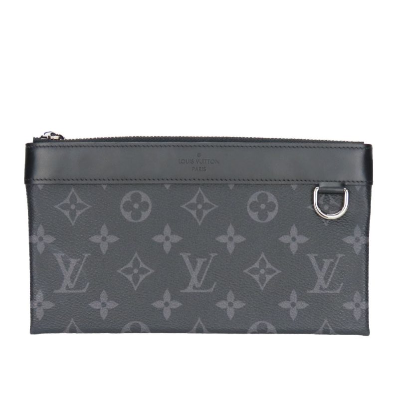 Louis Vuitton Monogram Eclipse Pochette Discovery PM Clutch - Barde