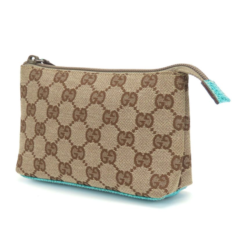 Gucci GG Canvas Leather Pouch 115237 - Barde - Image 2