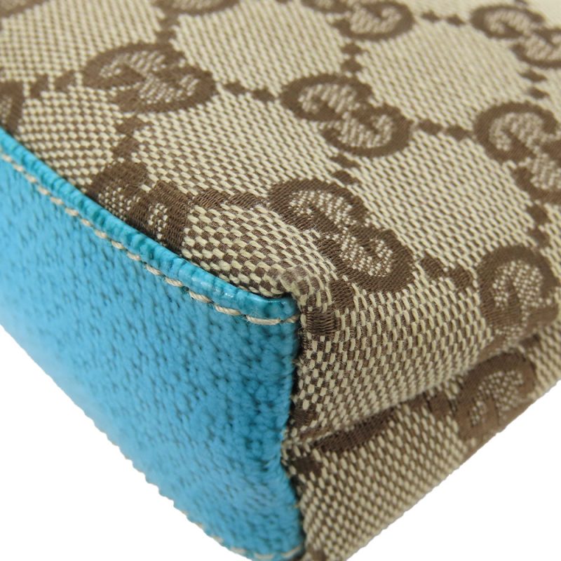 Gucci GG Canvas Leather Pouch 115237 - Barde - Image 5