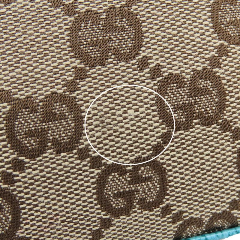 Gucci GG Canvas Leather Pouch 115237 - Barde - Image 8