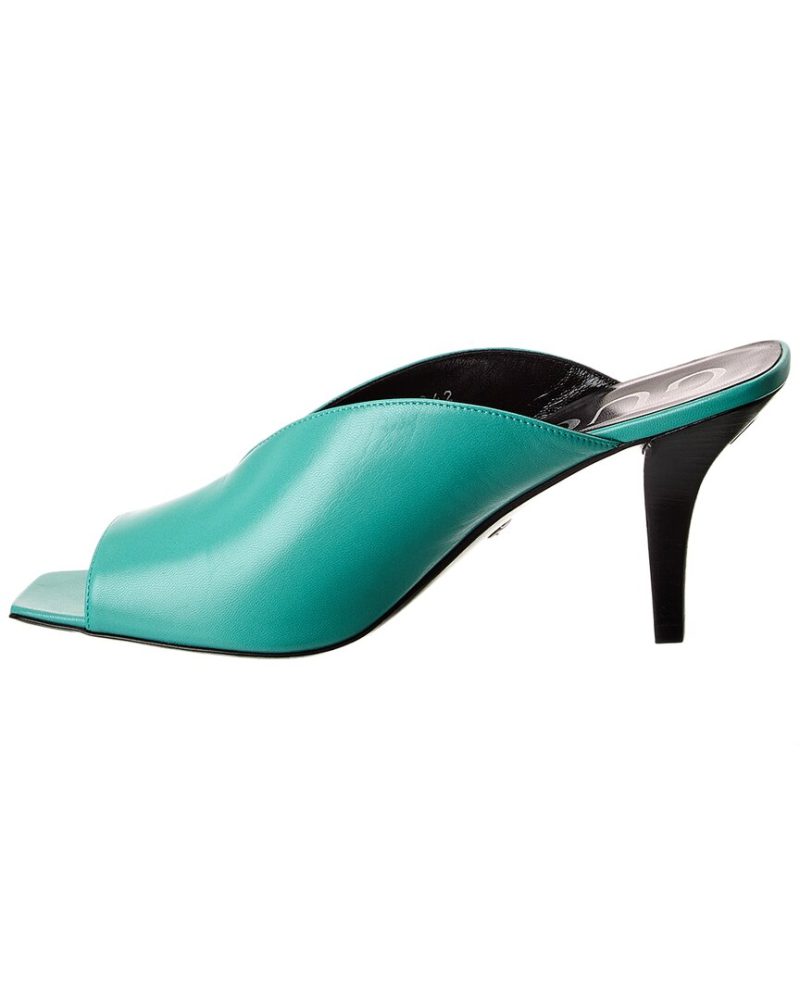 Gucci Leather Sandal - Barde - Image 2