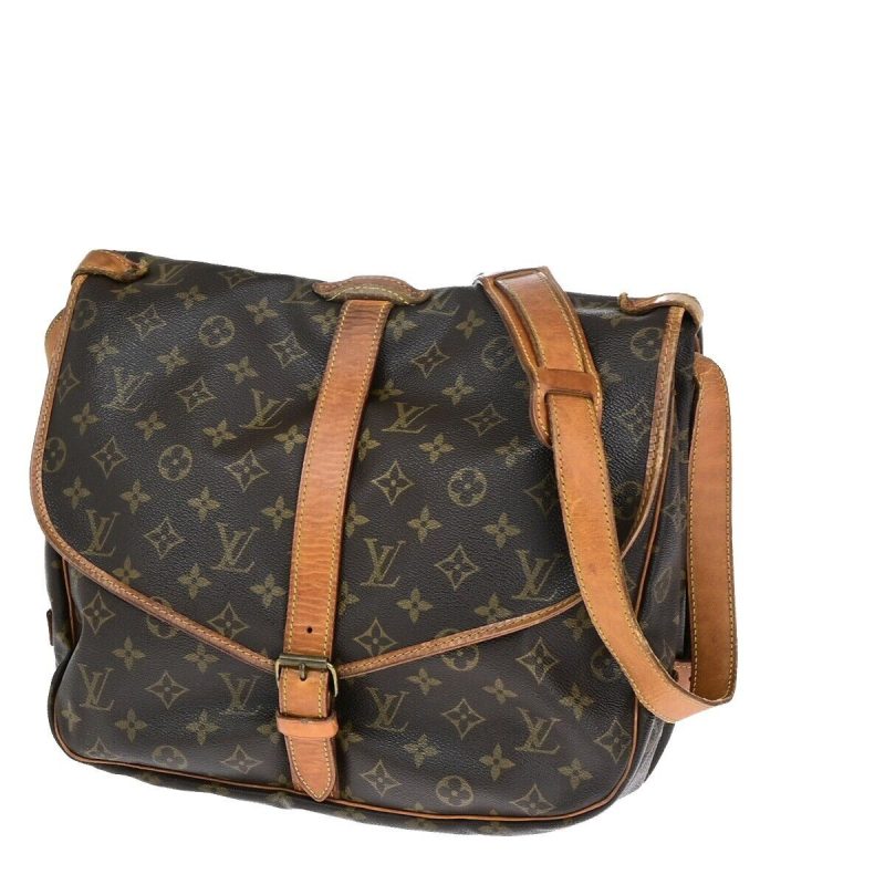 Louis Vuitton Saumur 35  Canvas Shoulder Bag - Barde