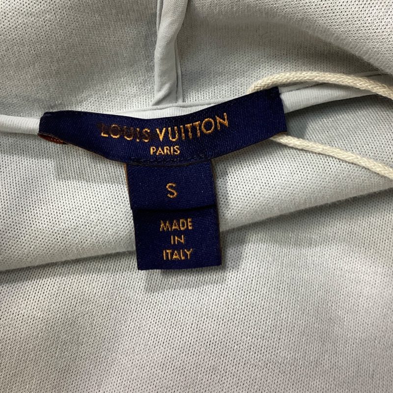 Louis Vuitton Stamp Zip-Up Hoodie in Grey Cotton - Barde - Image 5