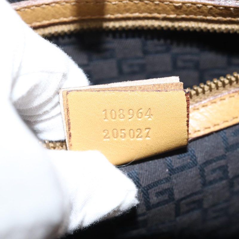 Gucci Drawstring  Leather Shoulder Bag () - Barde - Image 6