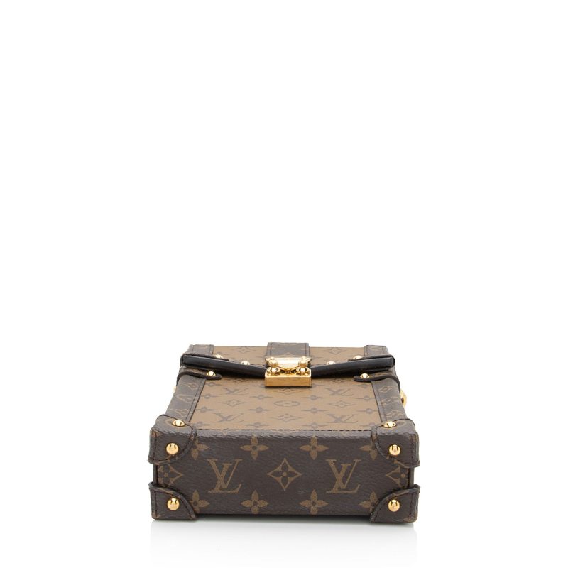 Louis Vuitton Reverse Monogram Pochette Trunk Vertical Shoulder Bag - Barde - Image 4