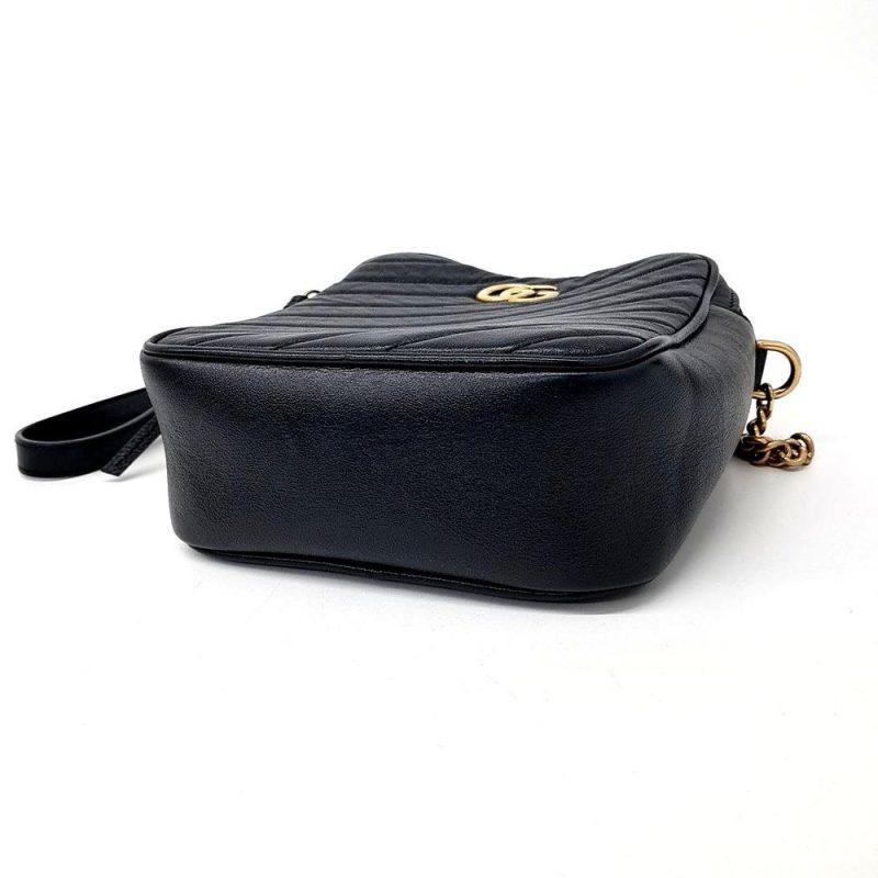 Gucci Marmont Chain Cross Bag - Barde - Image 5