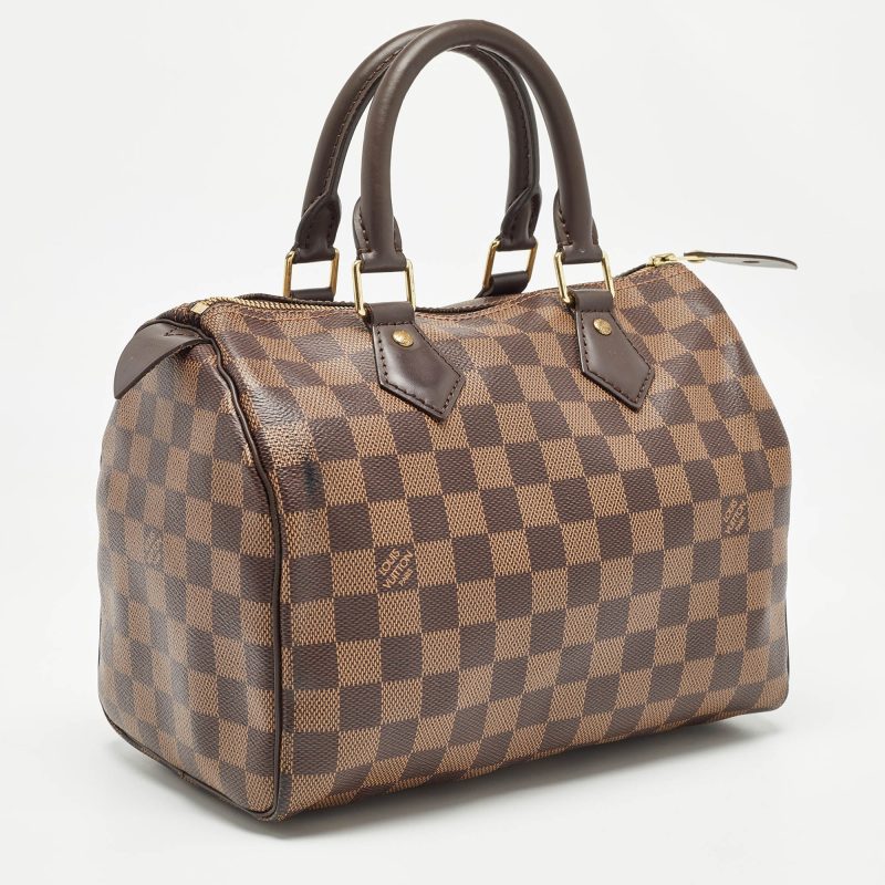 Louis Vuitton Damier Ebene Canvas Speedy 25 Bag - Barde - Image 2