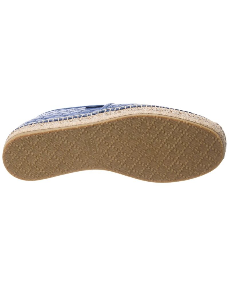 Gucci Microguccissima Leather Espadrille - Barde - Image 4