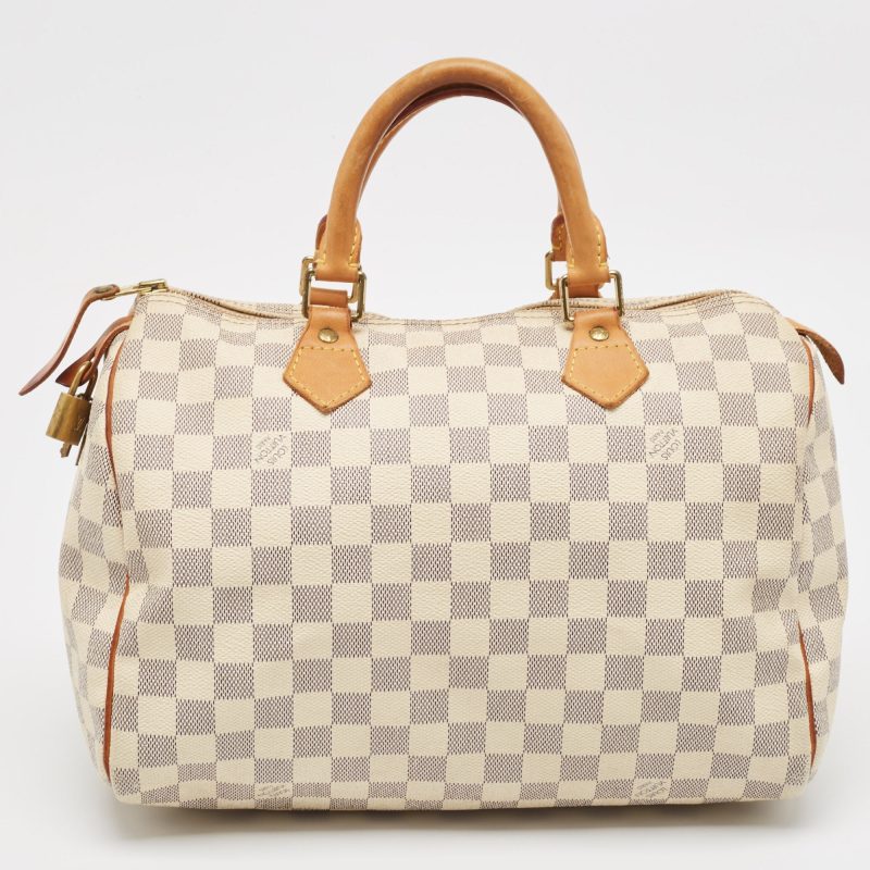 Louis Vuitton Damier Azure Canvas Speedy 30 Bag - Barde - Image 3