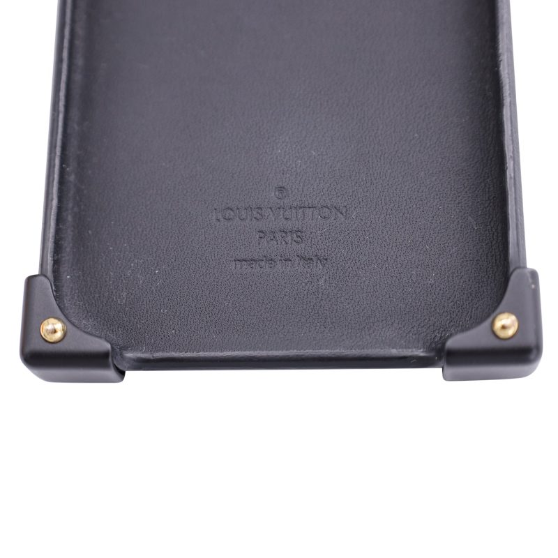 Louis Vuitton Reverse Monogram Eye Trunk iPhone X/Xs Case in Brown Leather - Barde - Image 4