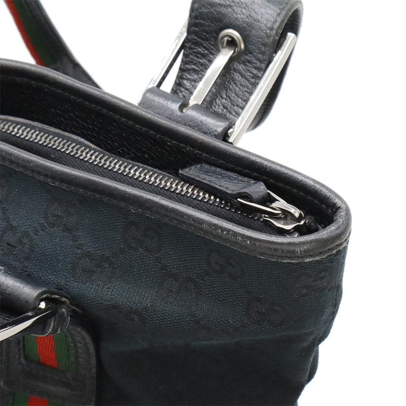 Gucci    Color Gg Canvas Leather Shoulder Bag Tote Bag (Pre-Owned) - Barde - Image 6
