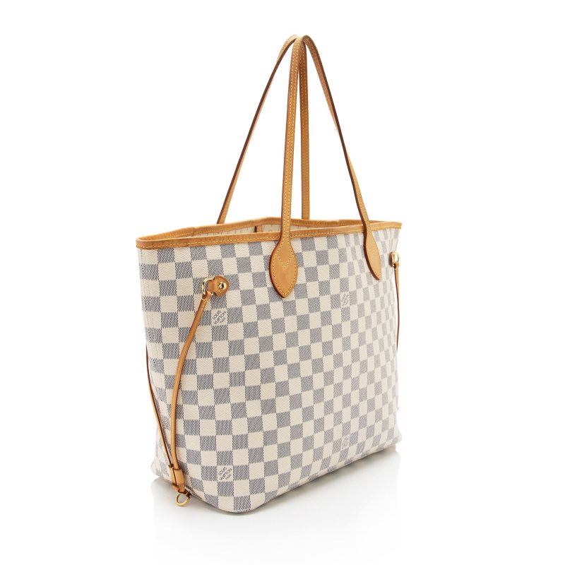 Louis Vuitton Damier Azur Neverfull MM Tote - Barde - Image 2