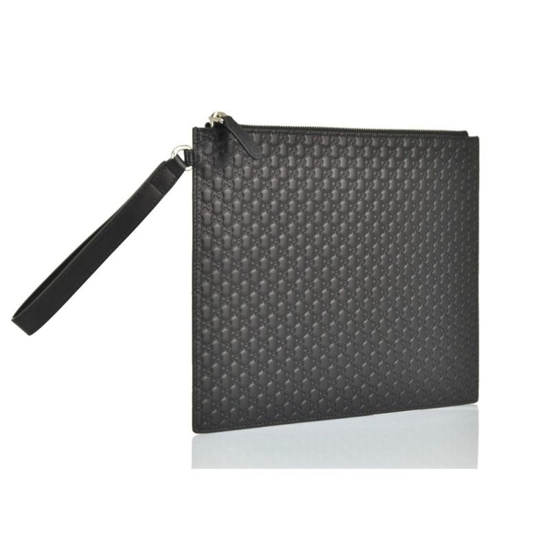 Gucci Sleek Microguccissima Leather Men's Clutch - Barde - Image 4