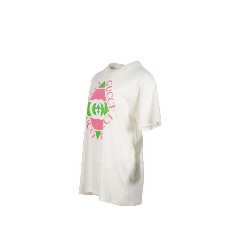 Gucci SIze S G-Loved T-shirt Cotton White - Barde - Image 2