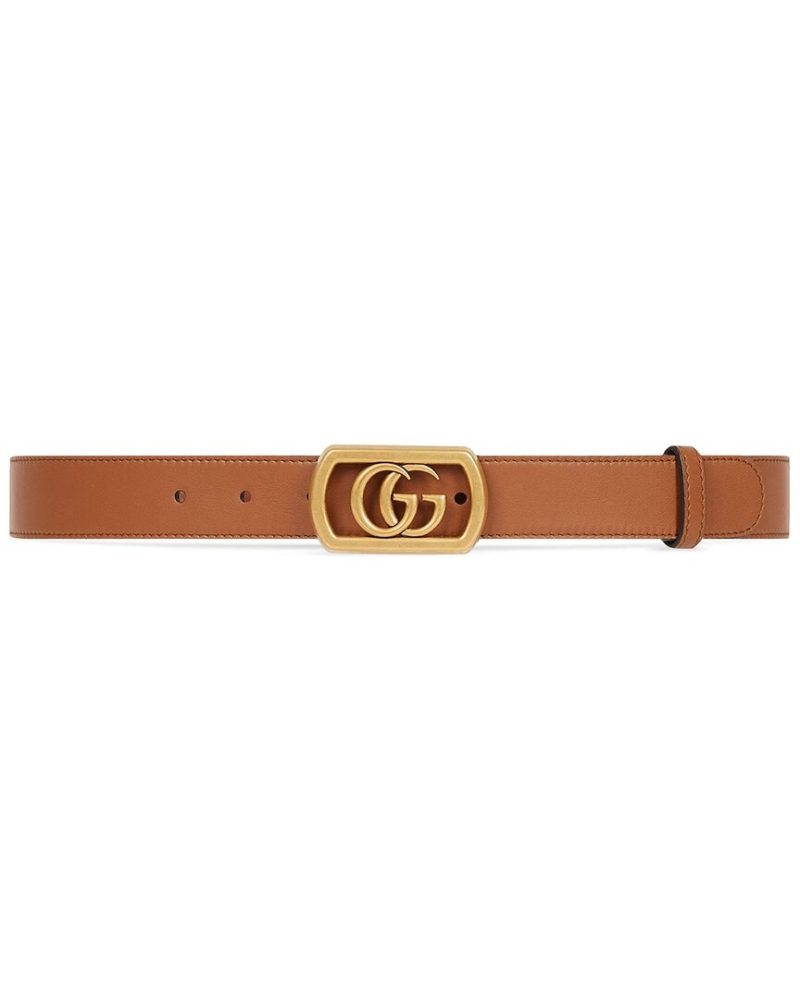 Gucci Double G Leather Belt - Barde
