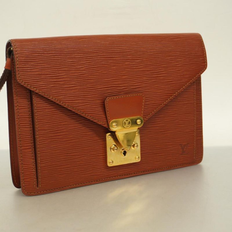 Louis Vuitton Sellier Drangonne  Leather Clutch Bag - Barde - Image 4