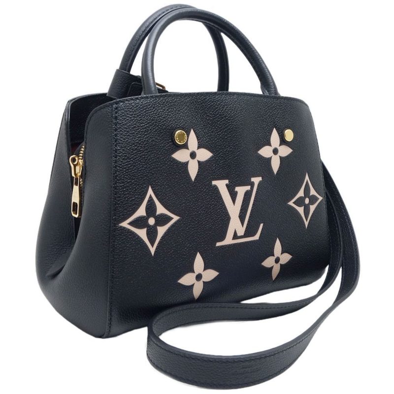 Louis Vuitton Montaigne  Leather Handbag - Barde - Image 4