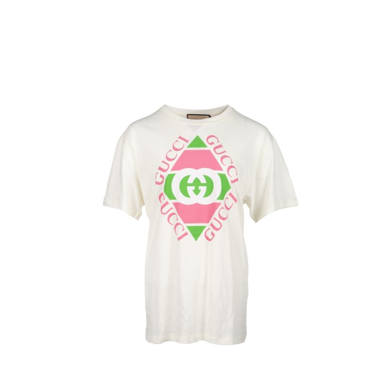 Gucci SIze S G-Loved T-shirt Cotton White - Barde