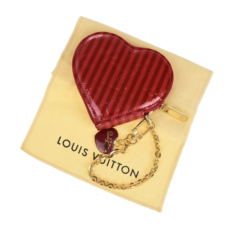 Louis Vuitton Porte Monnaie Coeur  Patent Leather Wallet - Barde