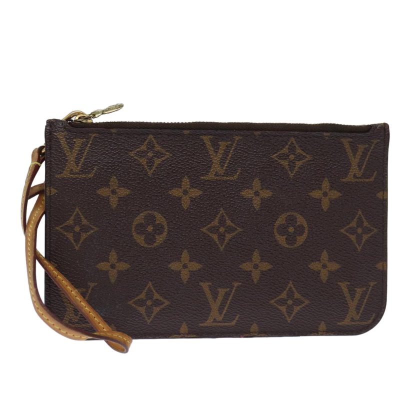 Louis Vuitton Pochette Neverfull  Canvas Clutch Bag - Barde