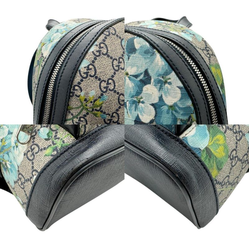 Gucci  blue Navy Gg Supreme Backpack (Pre-Owned) - Barde - Image 3