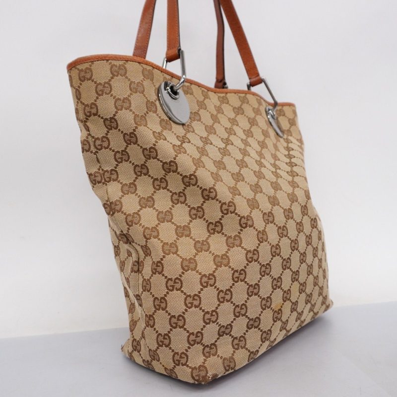 Gucci   Canvas Tote Bag (Pre-Owned) - Barde - Image 2