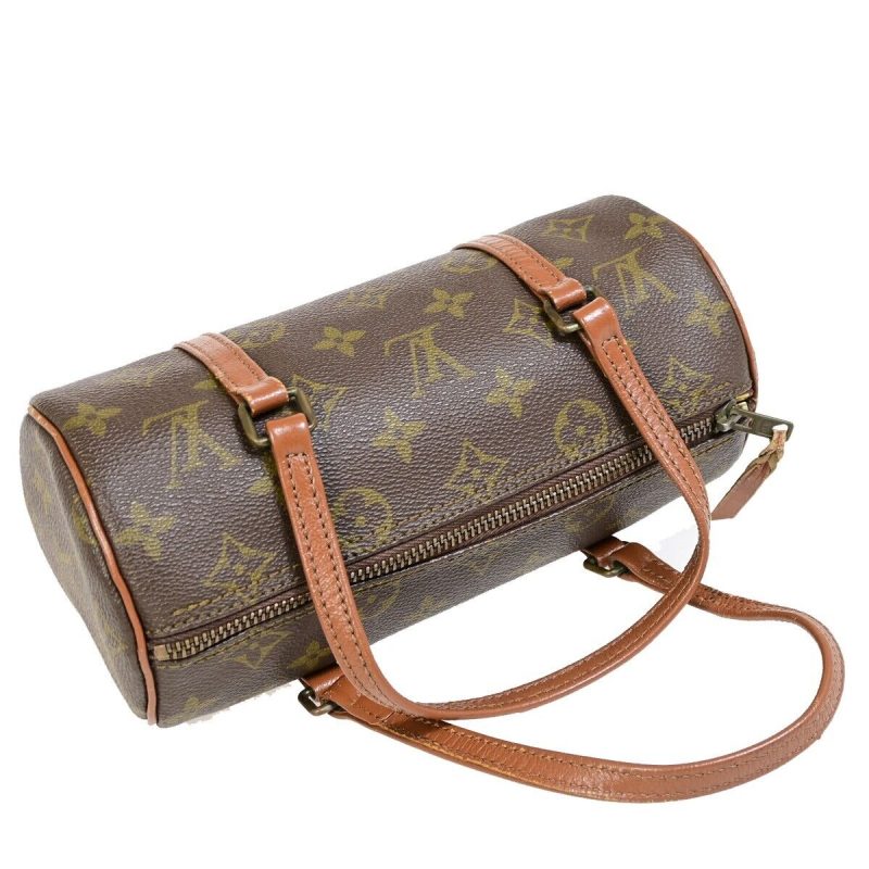 Louis Vuitton Papillon  Canvas Handbag - Barde - Image 5