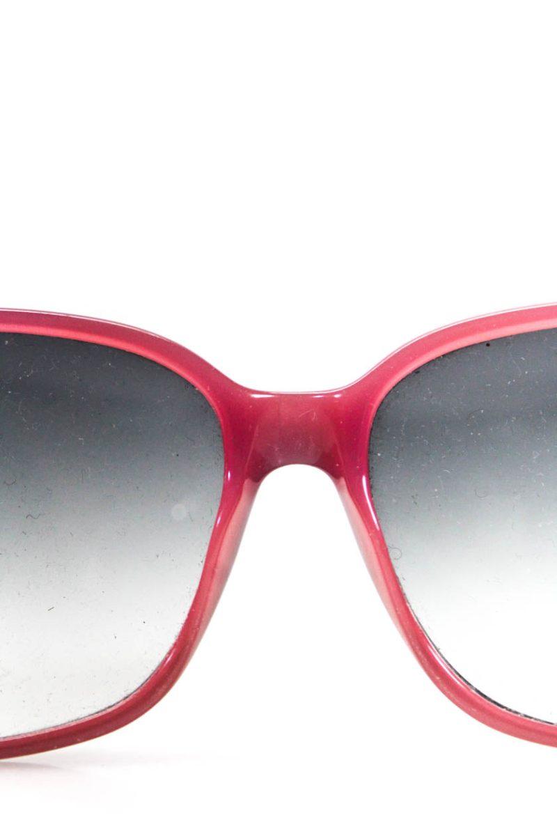 Gucci Womens GG 3119/S Square Plastic Sunglasses Black Pink - Barde - Image 4