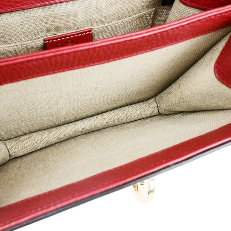 Gucci Interlocking  Leather Shoulder Bag () - Barde - Image 5