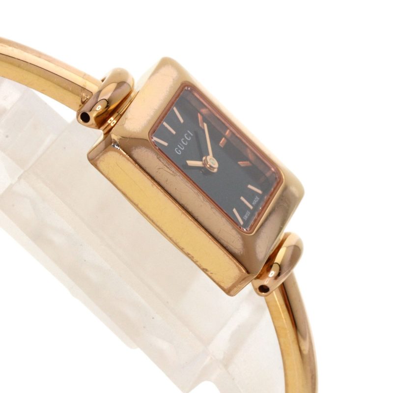 Gucci pink  Plated Wristwatch (Pre-Owned) - Barde - Image 6