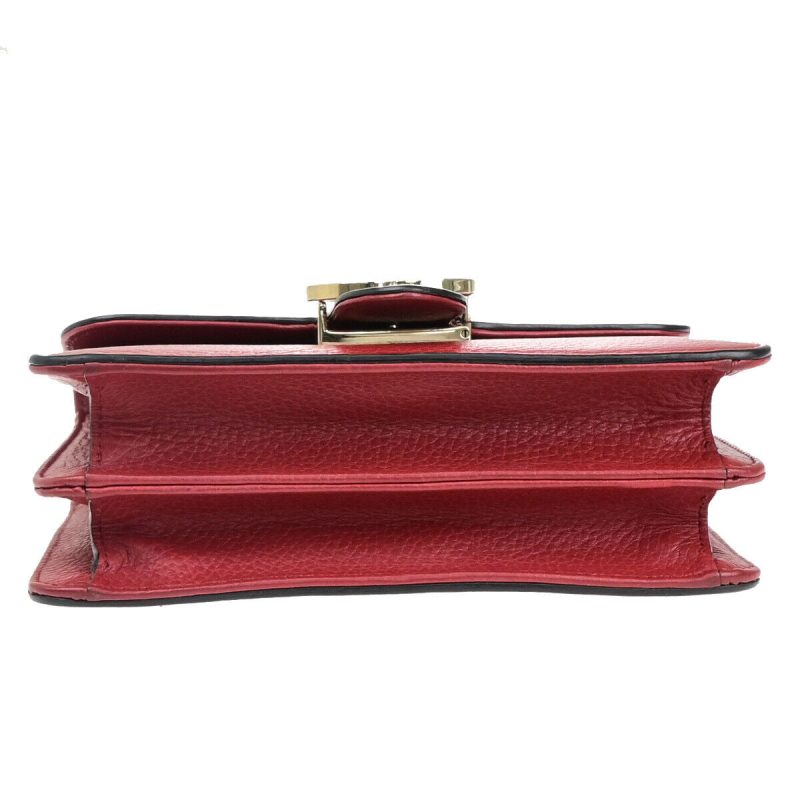 Gucci Interlocking  Leather Shoulder Bag () - Barde - Image 3