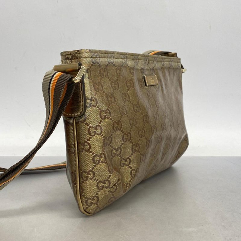Gucci Gg Crystal  Canvas Shoulder Bag () - Barde - Image 4