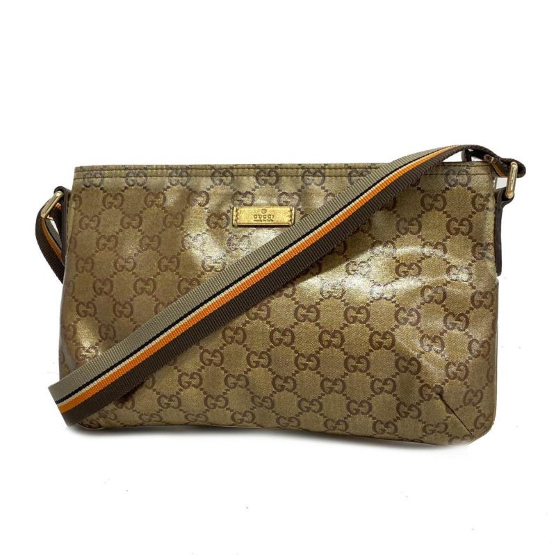 Gucci Gg Crystal  Canvas Shoulder Bag () - Barde