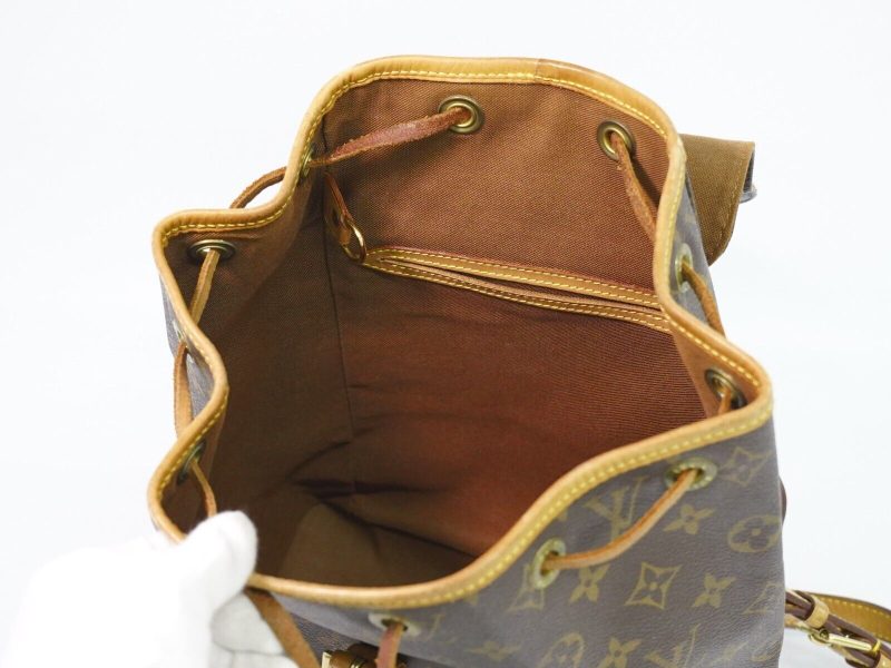 Louis Vuitton Montsouris  Canvas Backpack Bag - Barde - Image 5