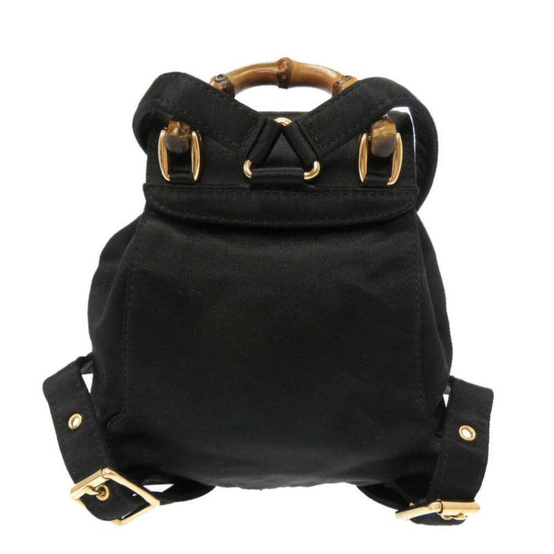 Gucci  Bamboo Satin Backpack (Pre-Owned) - Barde - Image 2