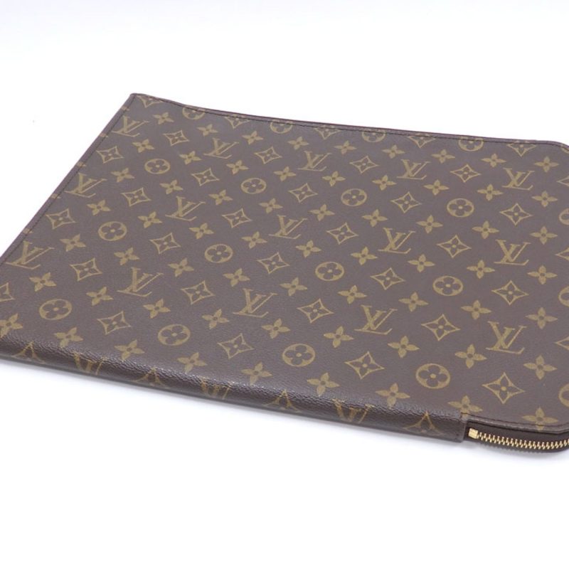 Louis Vuitton Poche Document  Canvas Clutch Bag - Barde - Image 2