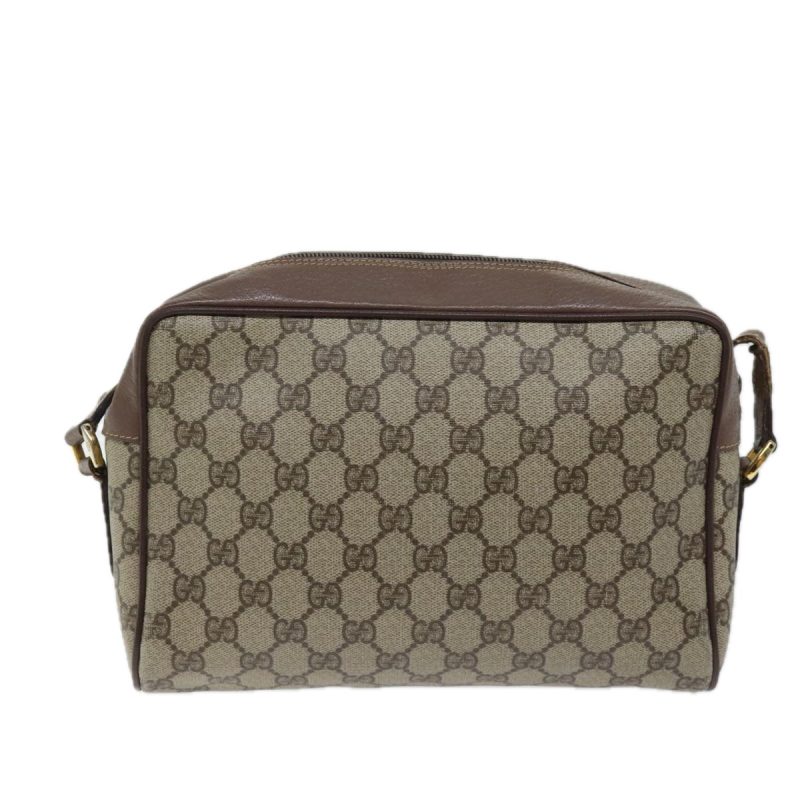 Gucci GG Canvas Web Sherry Line Shoulder Bag PVC Beige Green Red - Barde - Image 2