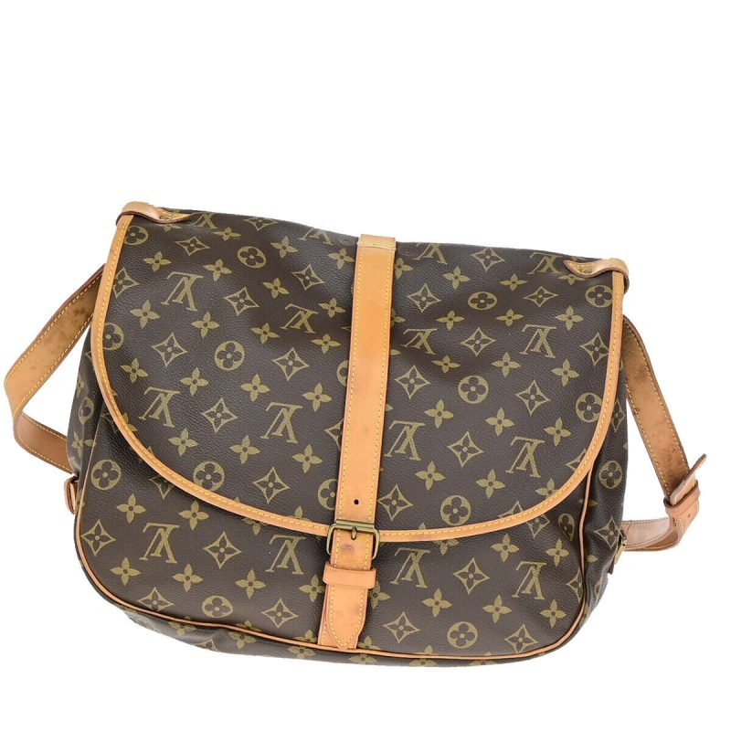 Louis Vuitton Saumur 35  Canvas Shoulder Bag - Barde - Image 2